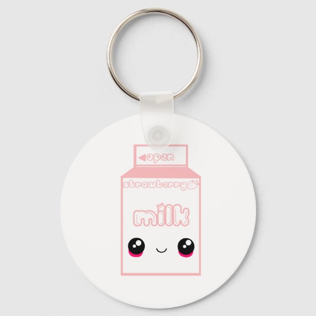 Tabu Japan Milk Line- Strawberry Keychain (Front)