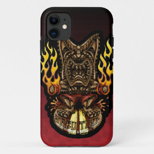 Tabu Tiki Surfing Tropical Fire God iPhone 11 Case