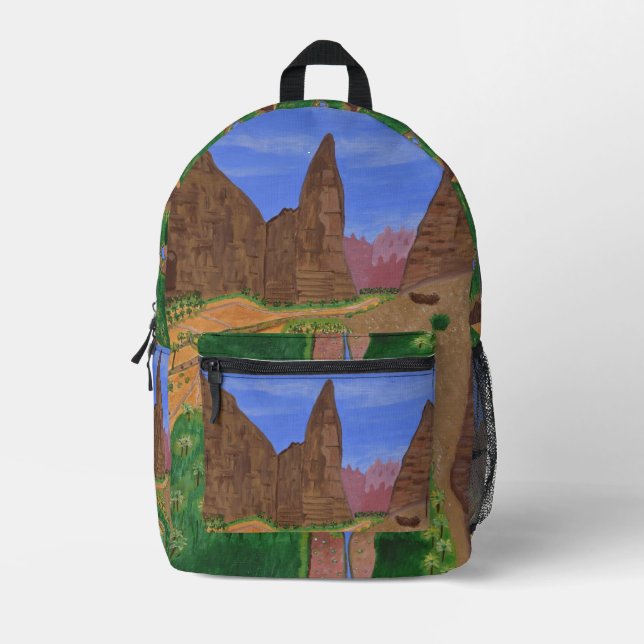 Tabuk, Saudi Arabia backpack  (Front)