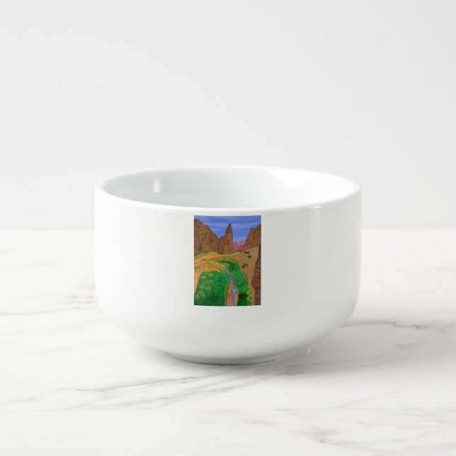 Tabuk, Saudi Arabia dinner bowl  (Front)