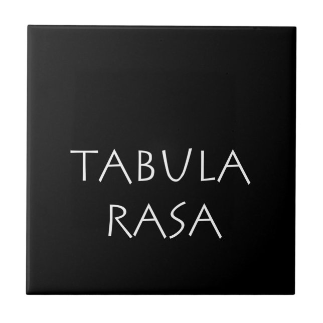 Tabula rasa ceramic tile (Front)