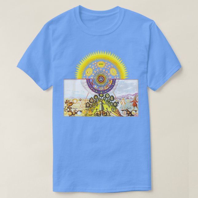 TABULA SMARAGDINA HERMETIS The Emerald Tablet T-Shirt (Design Front)