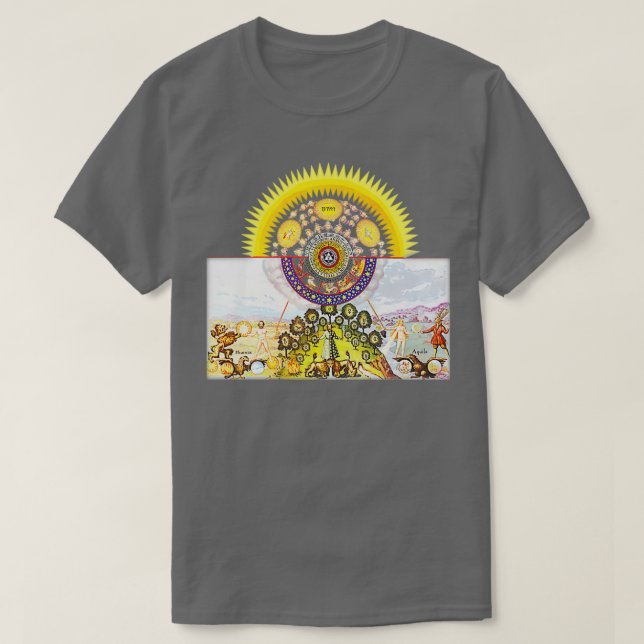 TABULA SMARAGDINA HERMETIS The Emerald Tablet T-Shirt (Design Front)