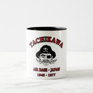 tachikawa  air base japan Two-Tone coffee mug
