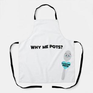 Tachy Me Spoon Bold Print All-Over Print Apron