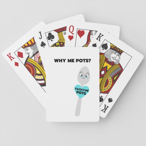 Tachy Me Spoon Bold Print Classic Playing Cards