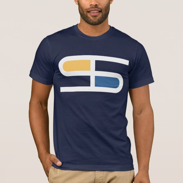"Tack and Jibe" Nautical Theme Design T-Shirt (Front)