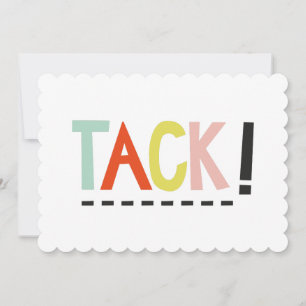 TACK! Colors Card