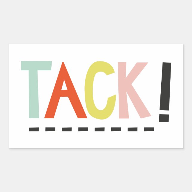 TACK! Colors Sticker (Front)