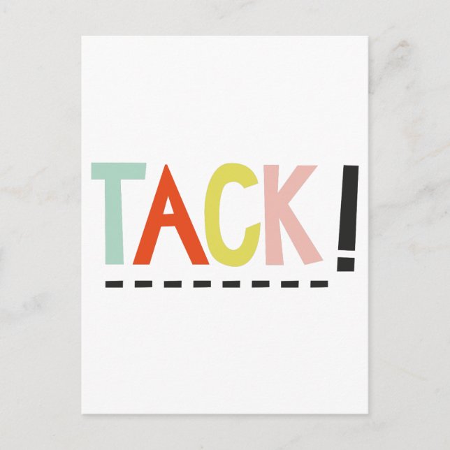 TACK! Colors Vertical Card (Front)