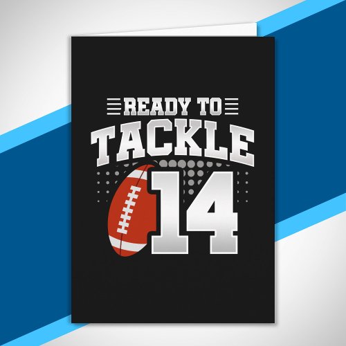 Tackle 14th Birthday 14 Years Couples Anniversary Card