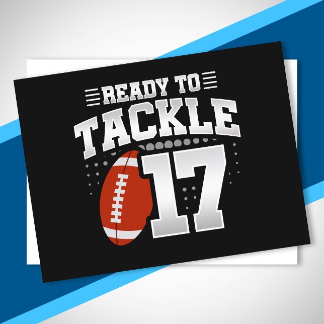 Tackle 17th Birthday 17 Years Couples Anniversary Postcard (Creator Uploaded)