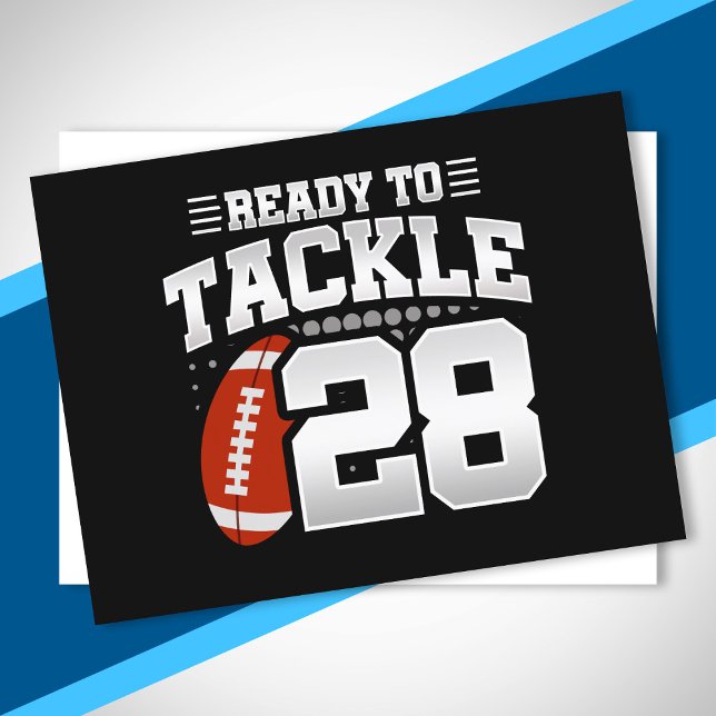 Tackle 28th Birthday 28 Years Couples Anniversary Postcard (Creator Uploaded)