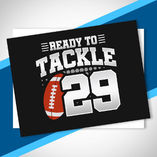 Tackle 29th Birthday 29 Years Couples Anniversary Postcard