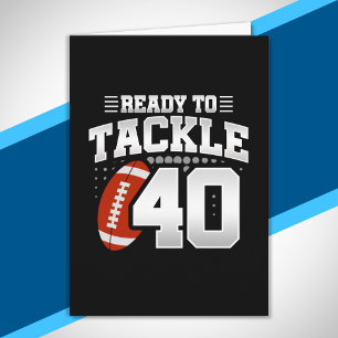 Tackle 40th Birthday 40 Years Couples Anniversary Card