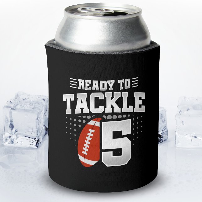 Tackle 5th Birthday 5 Years Couples Anniversary Can Cooler (Creator Uploaded)