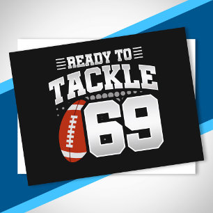 Tackle 69th Birthday 69 Years Couples Anniversary Postcard