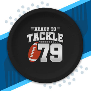 Tackle 79th Birthday 79 Years Couples Anniversary Paper Plates