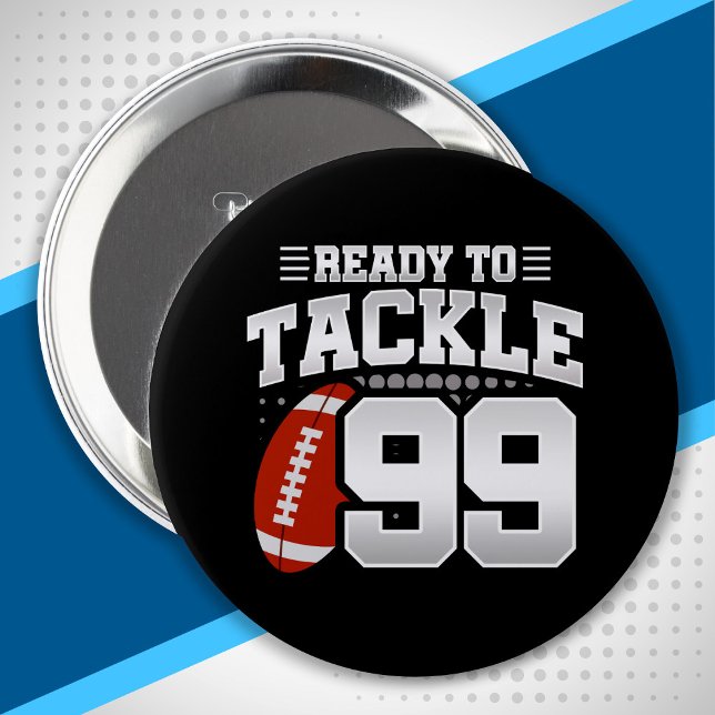 Tackle 99th Birthday 99 Years Couples Anniversary Button (Creator Uploaded)