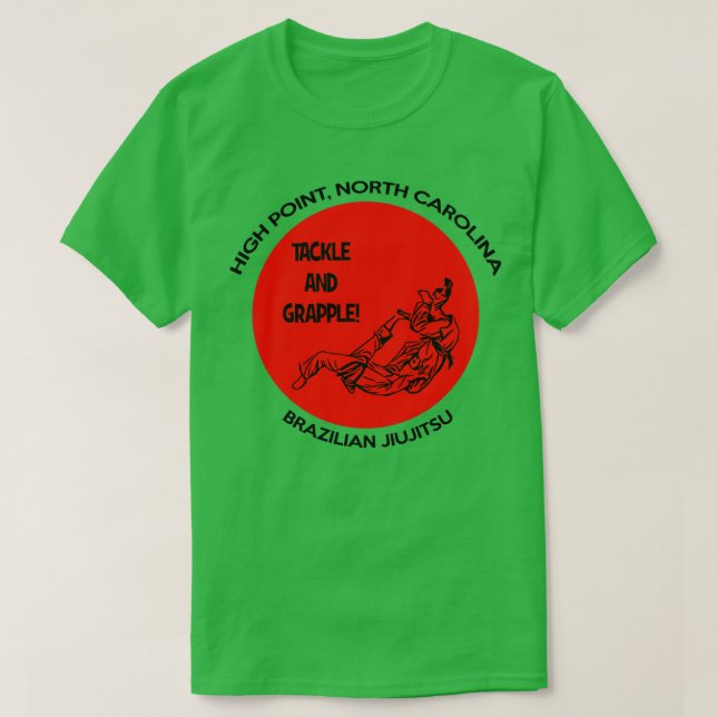 Tackle and Grapple T-Shirt (Design Front)