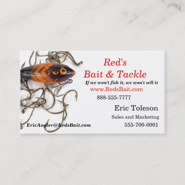Tackle Box Business Card (Front)