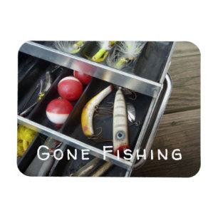 Tackle Box "Gone Fishing" Magnet