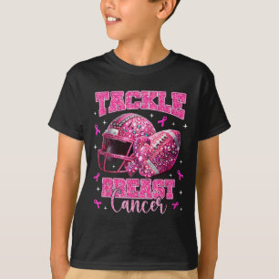 Tackle Breast Cancer Awareness American Football N T-Shirt
