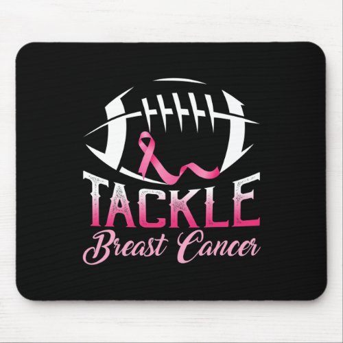 Tackle Breast Cancer Awareness American Football P Mouse Pad