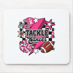 Tackle Breast Cancer Awareness American Footbyll P Mouse Pad