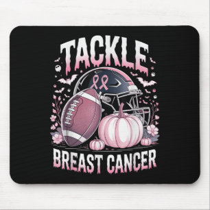 Tackle Breast Cancer Football Breast Cancer Awaren Mouse Pad