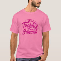 Tackle Breast Cancer Football Survivor T-Shirt