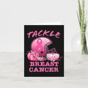 Tackle Breast Cancer Footbyll Breast Cancer Awaren Card