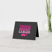 Tackle Breast Cancer Funny Fantasy Football Gift