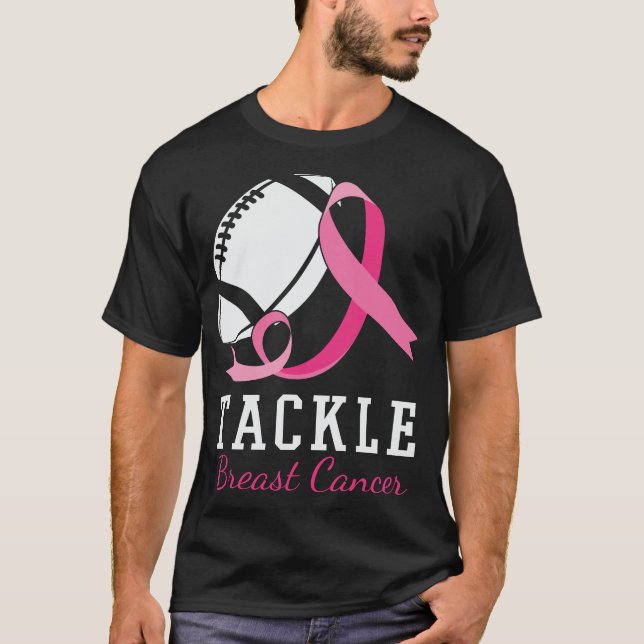 Tackle breast cancer T-Shirt (Front)