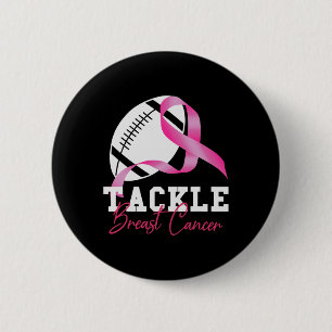 Tackle Breast Cancer  Women Breast Cancer Awarenes Button