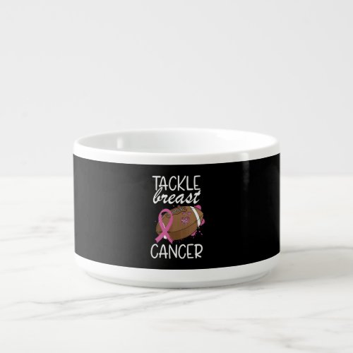 Tackle Cancer Breast Cancer Awareness Ribbon  Bowl