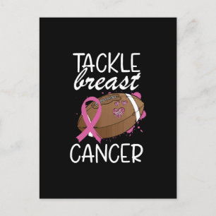 Tackle Cancer Breast Cancer Awareness Ribbon Postcard