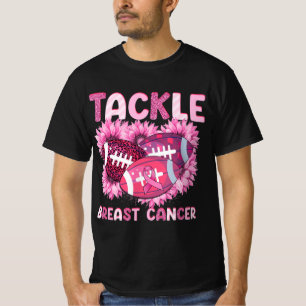 Tackle Football Cancer Pink Ribbon Breast Cancer A T-Shirt