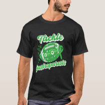 Tackle Gastroparesis Awarenes Disease Football Gre T-Shirt