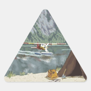 Tackle Kit and Tent Triangle Sticker