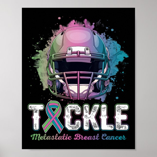 Tackle Metastatic Breast Cancer Awareness Day Foot Poster (Front)