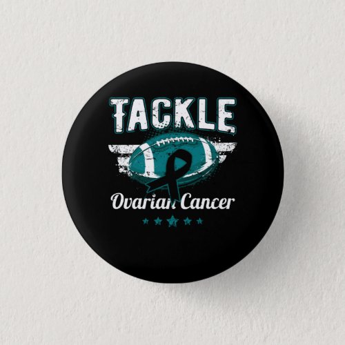 Tackle Ovarian Cancer Awareness Support Football L Button