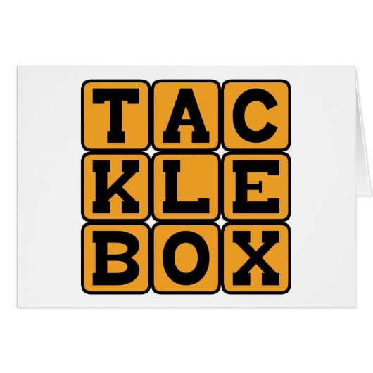 Tacklebox, Fisherman's Tool Kit Cards (Front Horizontal)