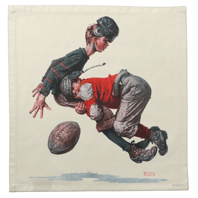 Tackled Cloth Napkin (Front)