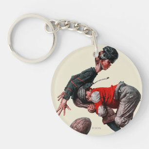 Tackled Keychain