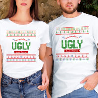 Tacky Christmas Nordic Knit Pattern Red Green Ugly