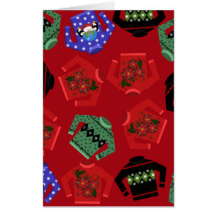 Tacky Christmas Sweaters, Big Card, 24" x 36" Card