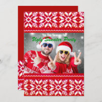 Tacky Christmas Ugly Sweater Party Invitation