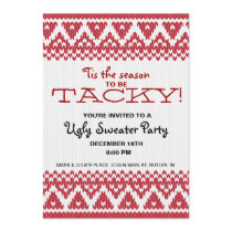 Tacky Sweater Party Invitation
