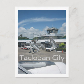 Tacloban airport postcard